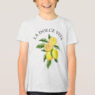 Camiseta Triblenda Limoncello La Dolce Vita Lemon Italiano