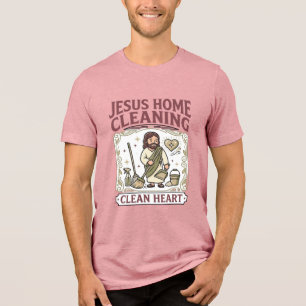 Camiseta Triblenda Limpieza del Hogar de Jesús Limpia el Corazón Limp