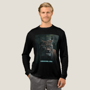 Camiseta Triblenda "Lince Euroasiático – Diseño de Retrato de Vida Si