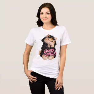 Camiseta Triblenda Lindo Lucky Cherry Estético Chicas Adolescentes Pu
