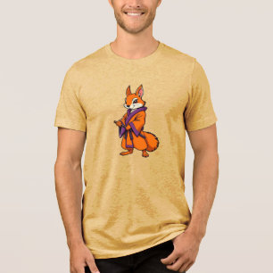 Camiseta Triblenda Lindo samurái ardilla japonés