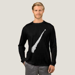 Camiseta Triblenda Línea de Arte de Rastro de Vapor de Lanzamiento de