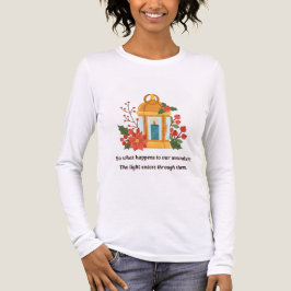 Camiseta Triblenda Linterna Dorada | Luz Sanadora y Esperanza Espirit