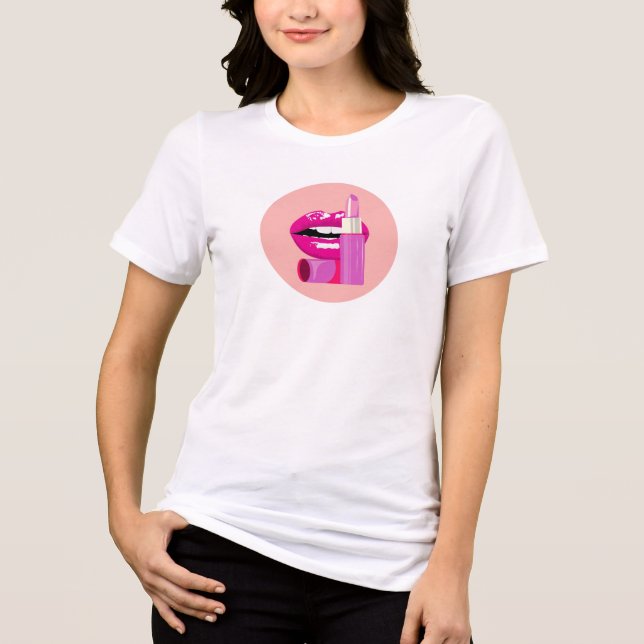 Camiseta Triblenda Lips (Anverso)