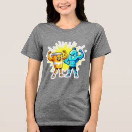 Camiseta Triblenda Liquid Strength – Funny Juice & Water Muscle Desig