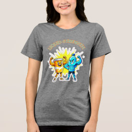 Camiseta Triblenda Liquid Strength – Funny Juice & Water Muscle Desig
