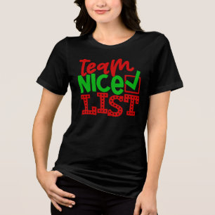 Camiseta Triblenda Lista de Navidades de Team Nice - Diseños-56587