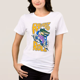Camiseta Triblenda Listo para Rodar Divertido Retro Ciclismo