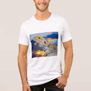 Camiseta Triblenda Lizard gris al atardecer