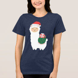 Camiseta Triblenda Llama de Navidad