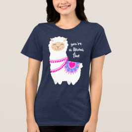 Camiseta Triblenda Llama divertido juego de palabras San Valentín