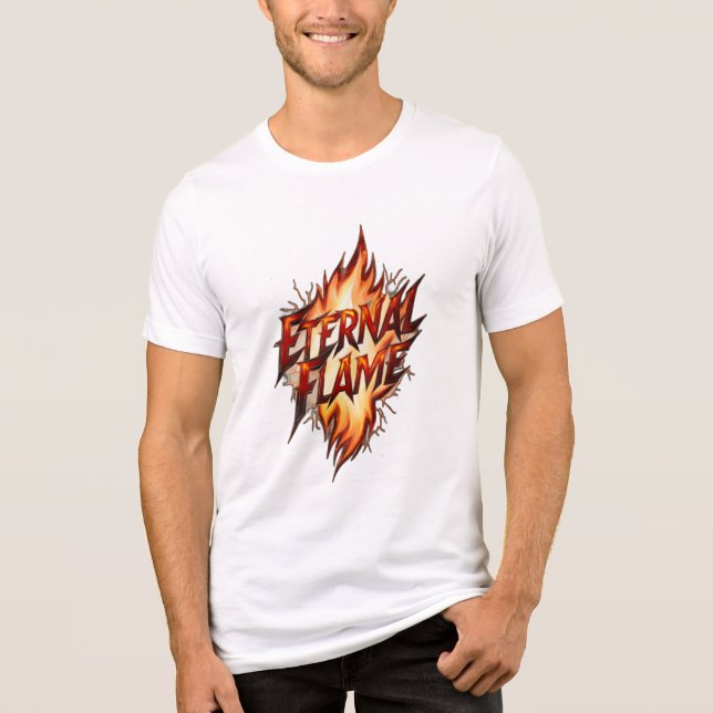 Camiseta Triblenda Llama eterna (Anverso)