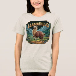 Camiseta Triblenda Llamadillo Ilustracion Combo Creatividad divertida