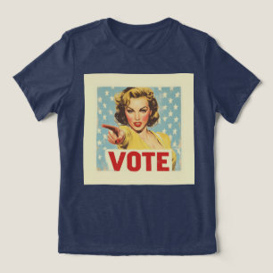 Camiseta Triblenda Llamado Patriótico a la Acción: ¡Vota!