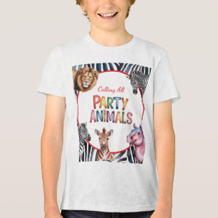Camiseta Triblenda Llamando a la fiesta de cumpleaños de todos los Fi