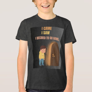 Camiseta Triblenda Llegué Vi Decidí Irme a Casa Cita de Introvertido