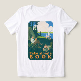 Camiseta Triblenda Lleva un libro Arte de cartel antiguo