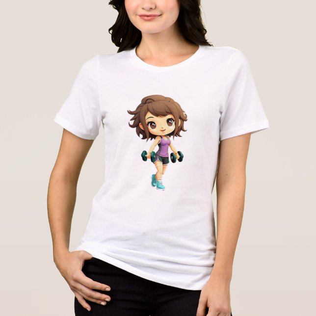 Camiseta Triblenda ¡Lleva un Toque Adorable y Divertido Contigo! (Anverso)