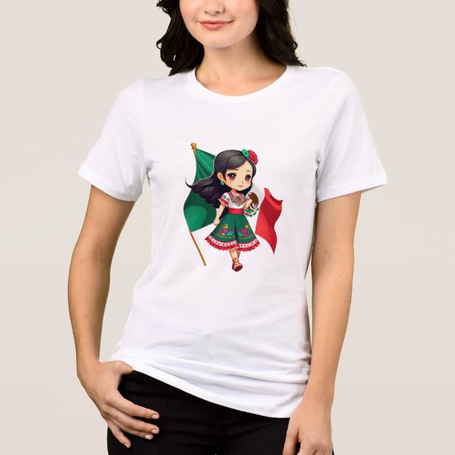 Camiseta Triblenda ¡Lleva un Toque Adorable y Divertido Contigo! (Anverso)