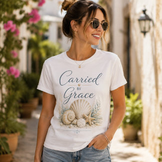 Camiseta Triblenda Llevado Por Gracia – Inspirador Costero