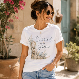Camiseta Triblenda Llevado Por La Gracia – Inspirador Costero