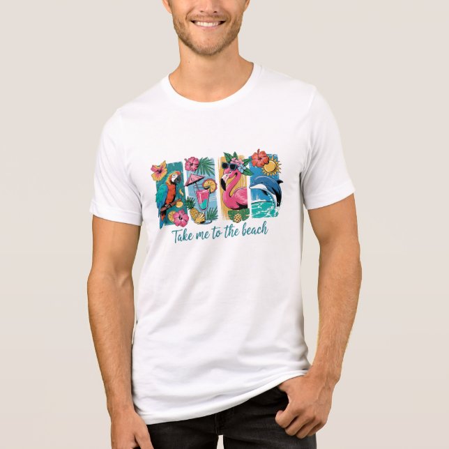 Camiseta Triblenda Llévame A La Playa (Anverso)
