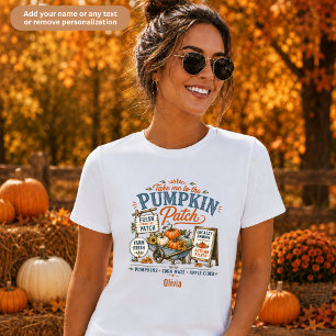 Camiseta Triblenda Llévame al Parche de Calabazas Familiares
