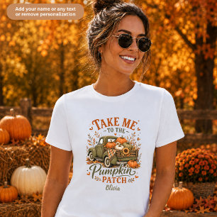 Camiseta Triblenda Llévame al Parche de Calabazas Familiares