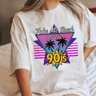 Camiseta Triblenda Llévame de vuelta a los 90s Diseño Retro