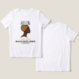 Camiseta Triblenda Llevando Excelencia Negra - Libros de Tocado de Ke