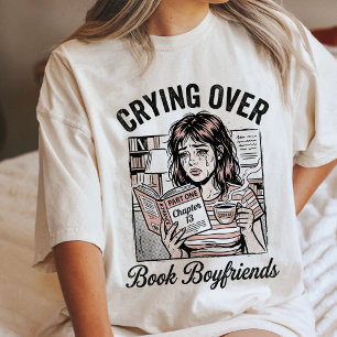 Camiseta Triblenda Llorando por los novios de los libros Pop Art Read
