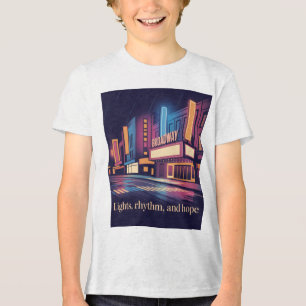 Camiseta Triblenda Lluvia en Broadway Nueva York