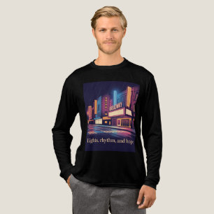 Camiseta Triblenda Lluvia en Broadway Nueva York