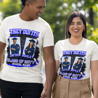 Camiseta Triblenda Lo Hicieron Personalizado Partido de Graduación Fa