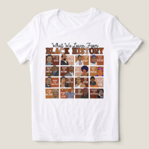 Camiseta Triblenda Lo que aprendemos de la historia negra