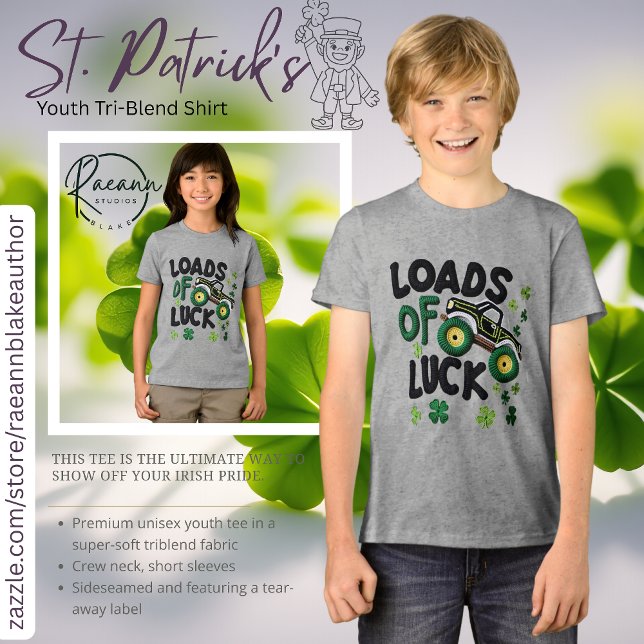 Camiseta Triblenda Loads of Luck Crochet-Look Design Youth  (Subido por el creador)