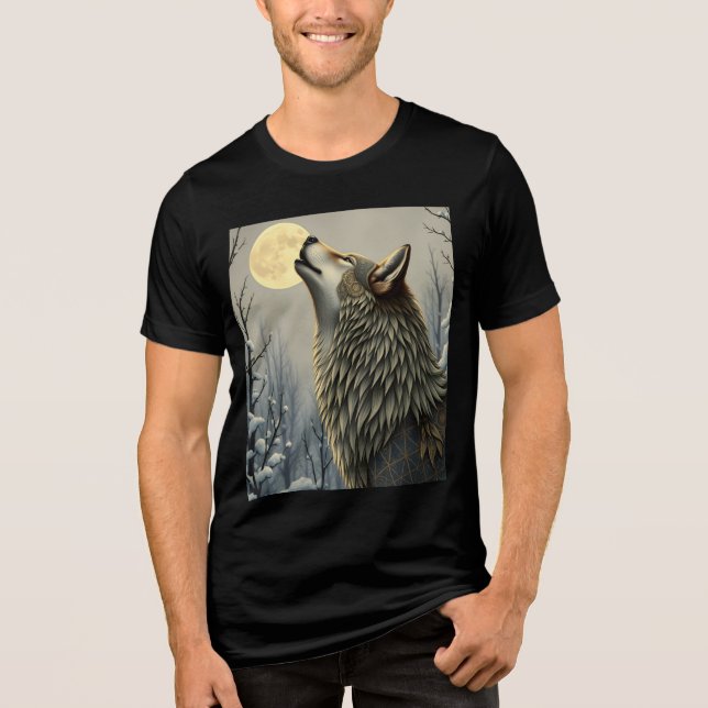 Camiseta Triblenda lobo (Anverso)