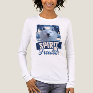 Camiseta Triblenda Lobo Ártico Espíritu de Libertad Diseño de Vida Si