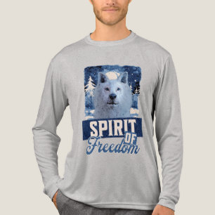 Camiseta Triblenda Lobo Ártico Espíritu de Libertad Diseño de Vida Si