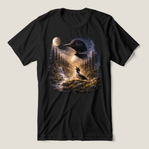 Camiseta Triblenda Lobo canadiense estúpido Pájaro Loon – somorgujo c