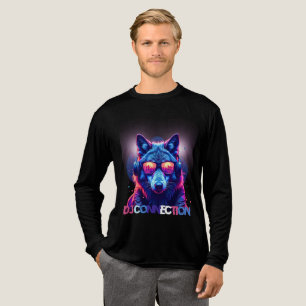 Camiseta Triblenda Lobo Nocturno – Fiesta Neon