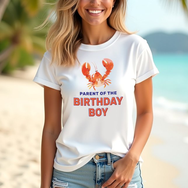 Camiseta Triblenda Lobster Parent of the Birthday Boy T-Shirt (Subido por el creador)