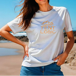 Camiseta Triblenda Lógica de tienda de campaña Camioneta divertida Mo