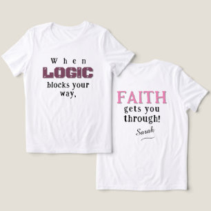 Camiseta Triblenda Lógica vs. fe