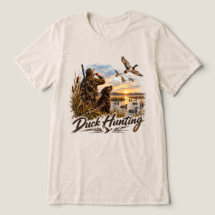 Camiseta Triblenda Logo de Caza de Patos