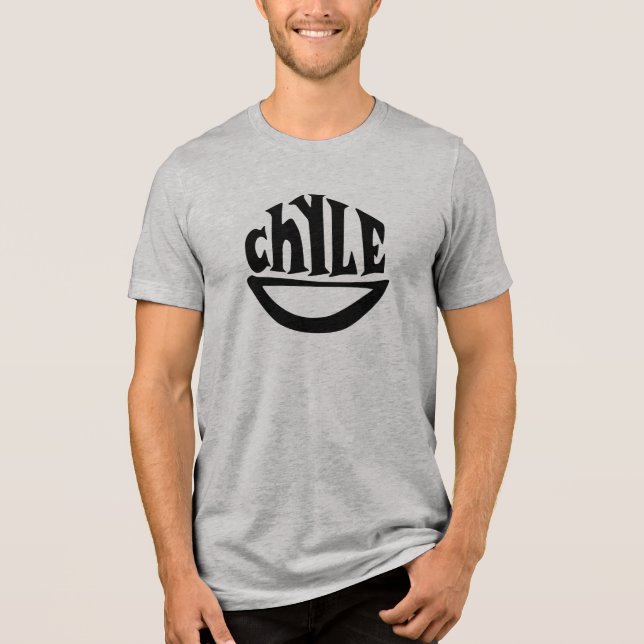 CAMISETA TRIBLENDA LOGO DE CHYLE (Anverso)
