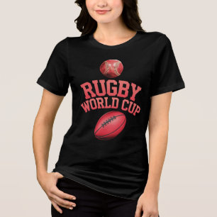 Camiseta Triblenda Logo de la Copa Mundial de Rugby con colocación in