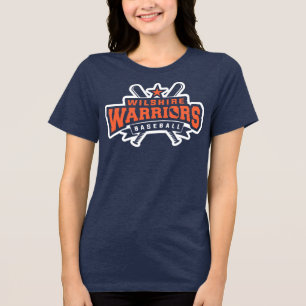 Camiseta Triblenda Logo de la Liga Blanca de los Guerreros de Wilshir
