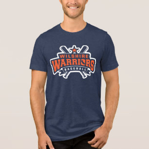 Camiseta Triblenda Logo de la Liga Blanca de los Guerreros de Wilshir