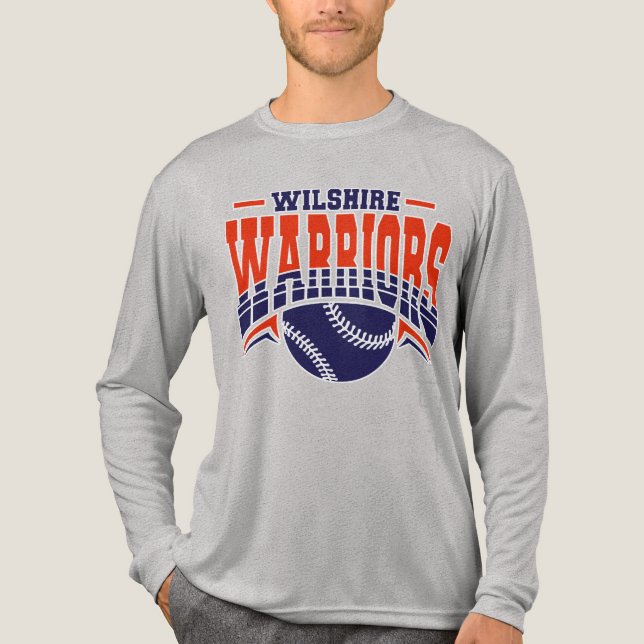 Camiseta Triblenda Logo de la Marina de Guerra de Wilshire (Anverso)